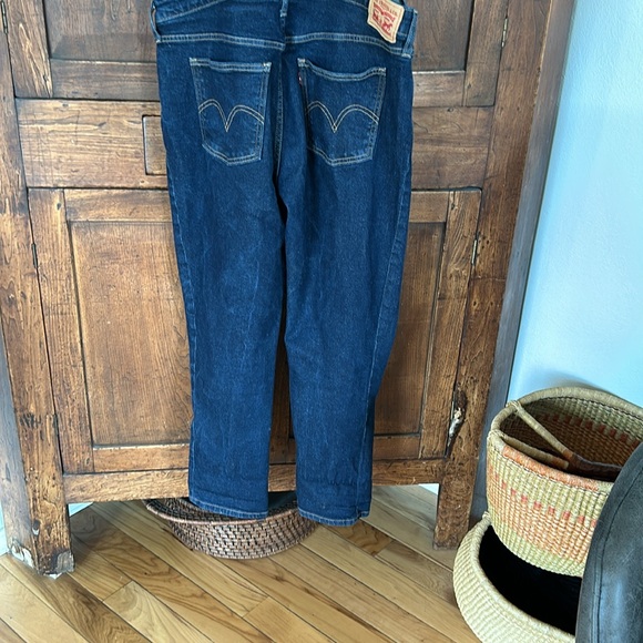 Levi slim fit dark denim overalls - Picture 4 of 8